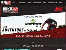 Tablet Screenshot of bikecolony.com